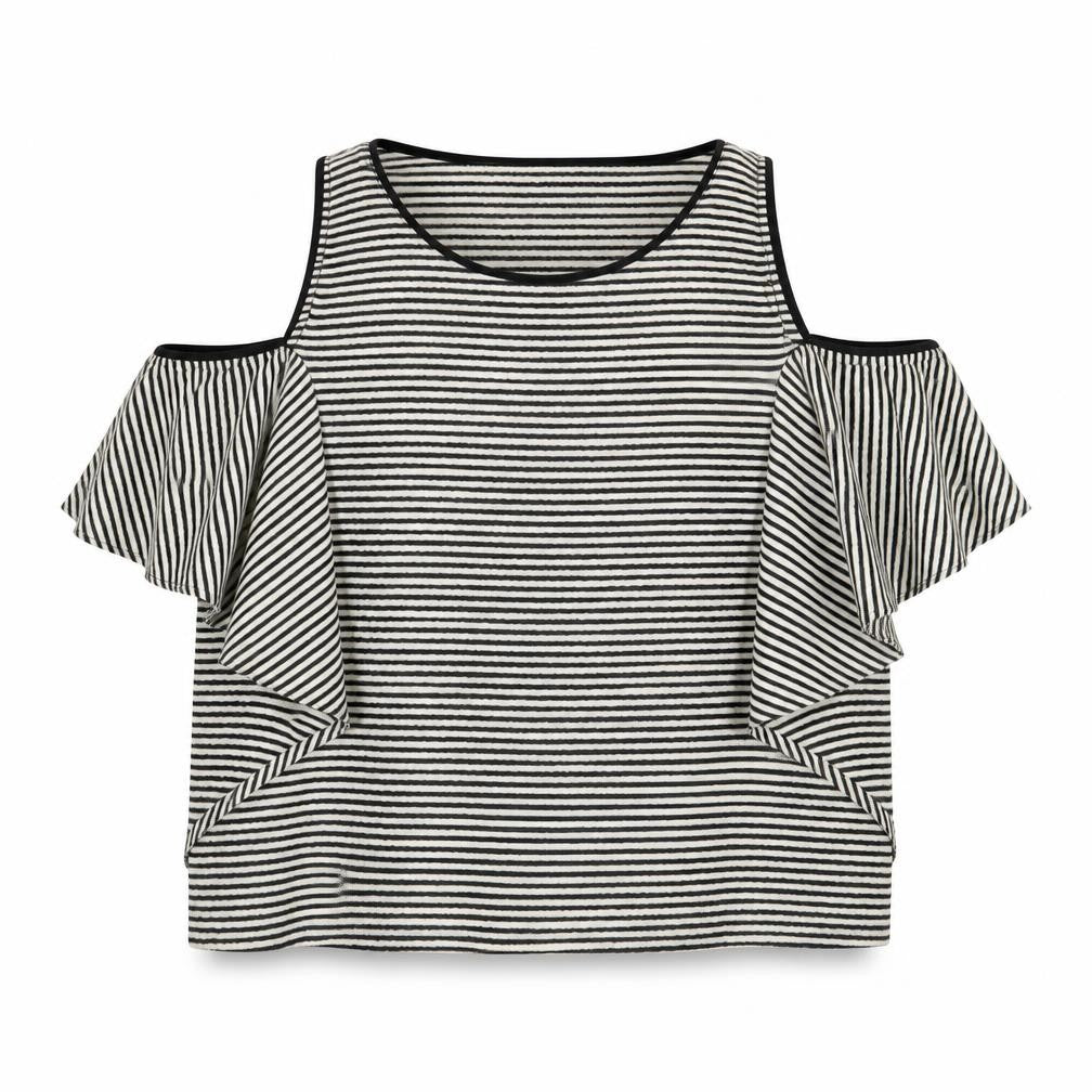 Womens UK Size L Zara Black Basic Blouse