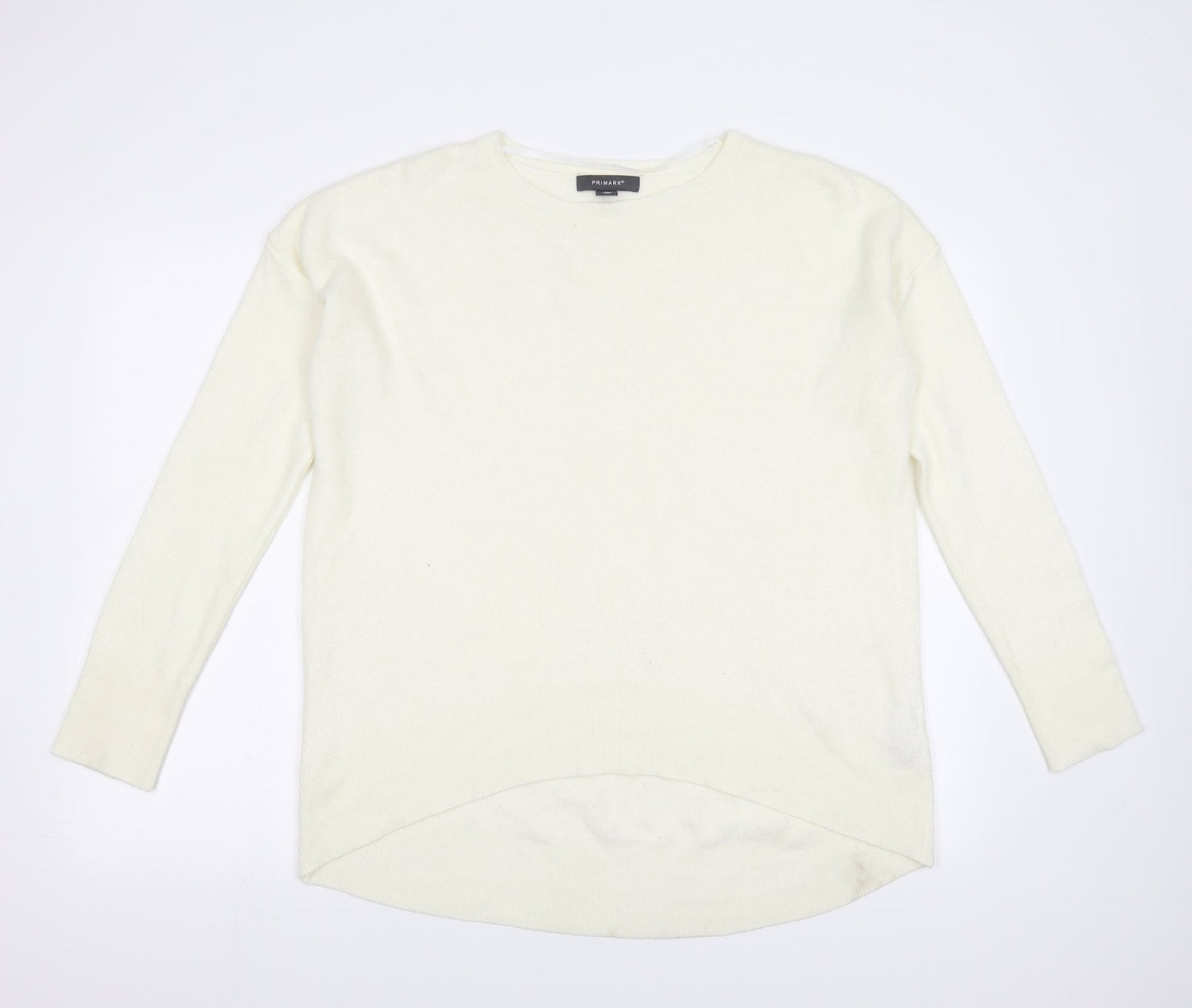 Primark Womens Ivory   Pullover Jumper Size M