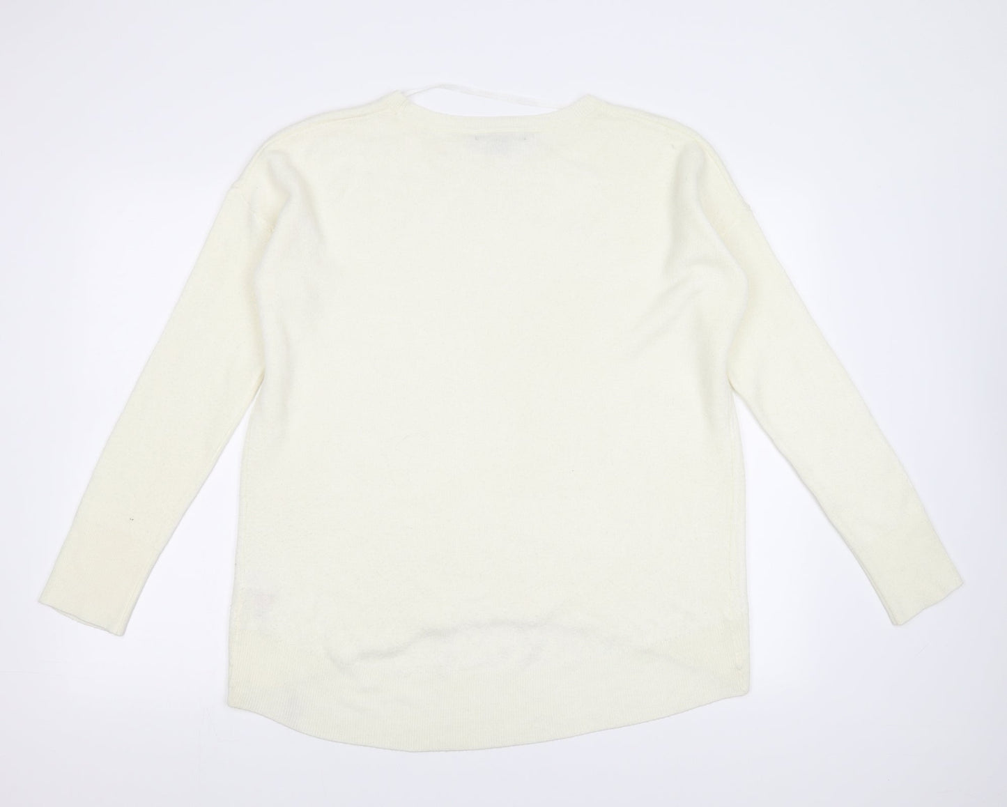 Primark Womens Ivory   Pullover Jumper Size M