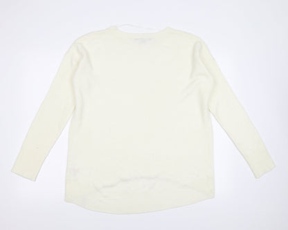 Primark Womens Ivory   Pullover Jumper Size M