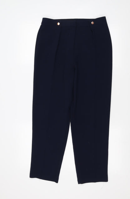 Topshop Womens Blue   Trousers  Size 10 L26 in