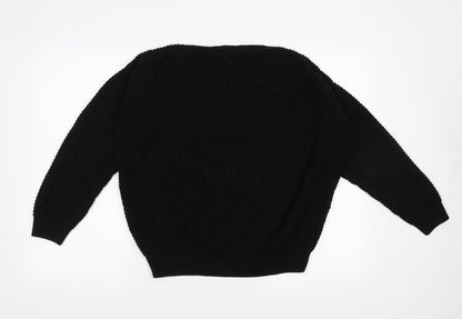 Topshop Womens Black   Pullover Jumper Size 8