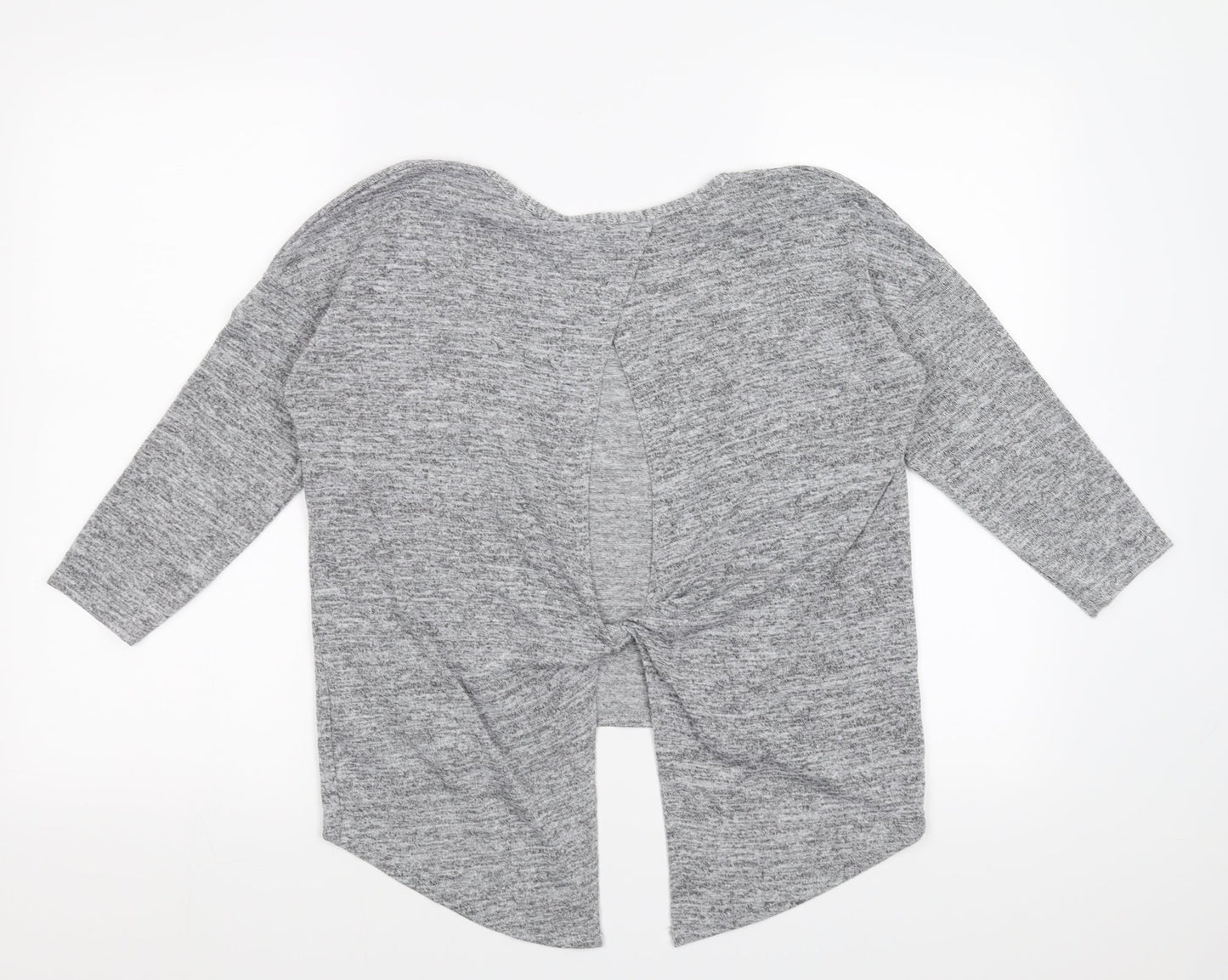 Miss Selfridge Womens Grey   Pullover Jumper Size 10  - Twist Detail