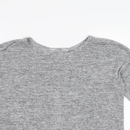 Miss Selfridge Womens Grey   Pullover Jumper Size 10  - Twist Detail