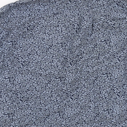 Rugged Outdoor Mens Blue Floral   Button-Up Size M