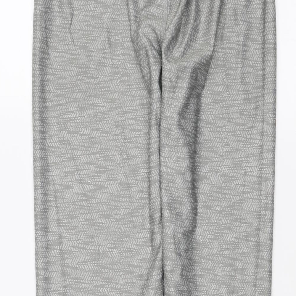 Womens UK Size M Athletic Works Regular Fit Compression Green Leggings