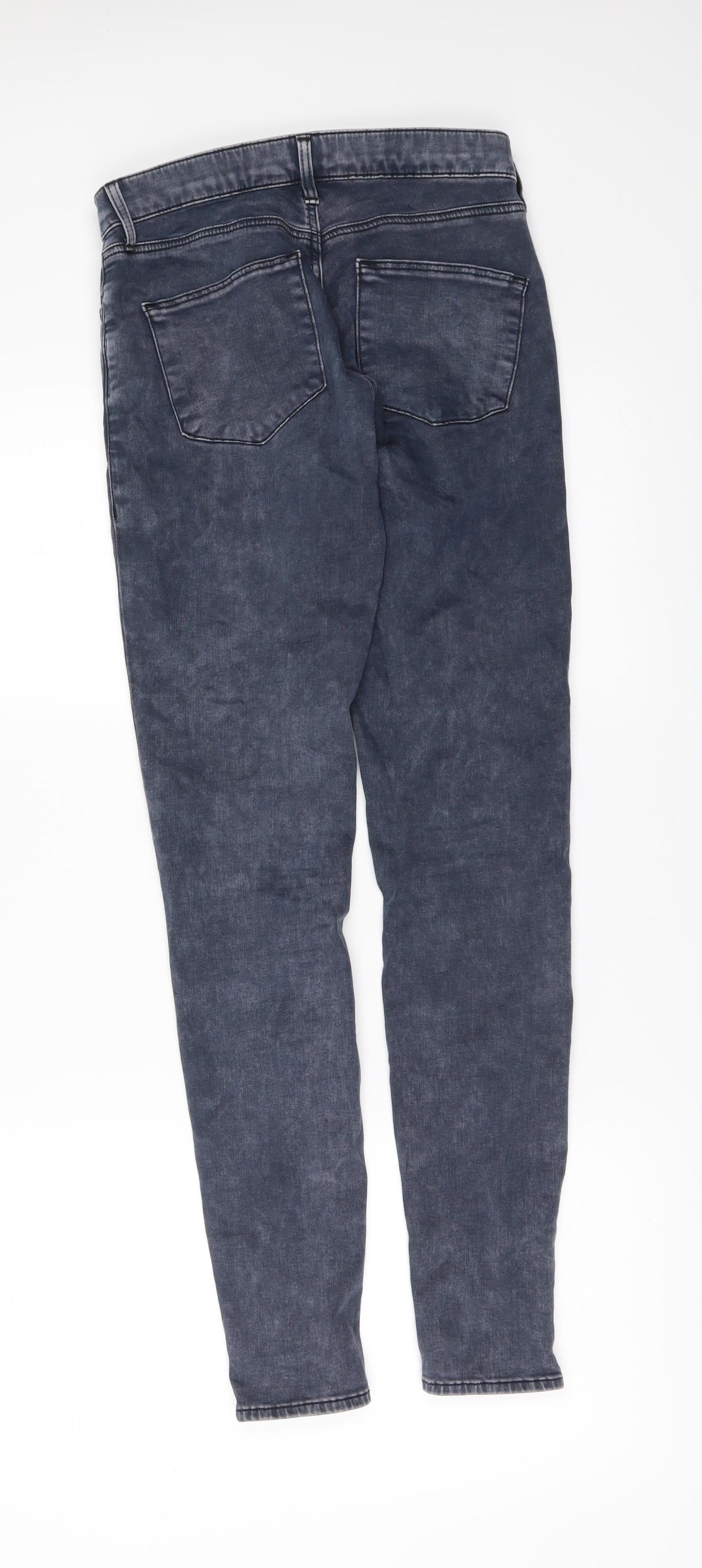 Topshop Womens Blue  Denim Skinny Jeans Size 25 in L30 in