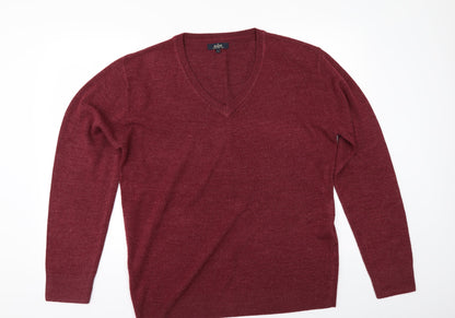 Matalan Mens Red   Pullover Jumper Size L
