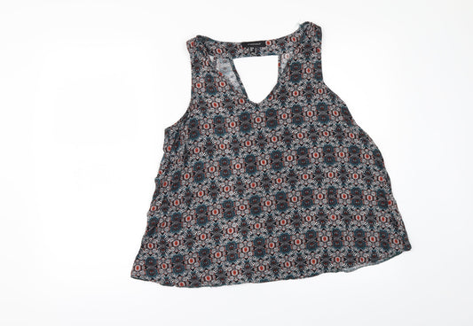 Primark Womens Green Geometric  Camisole T-Shirt Size 14