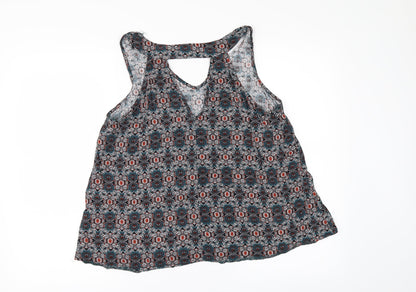 Primark Womens Green Geometric  Camisole T-Shirt Size 14