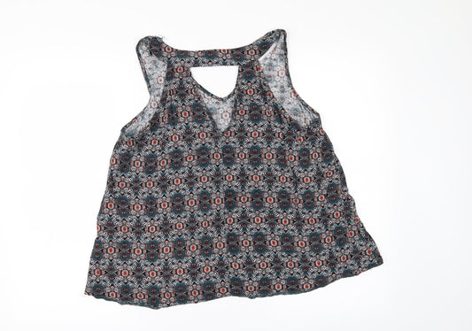 Primark Womens Green Geometric  Camisole T-Shirt Size 14