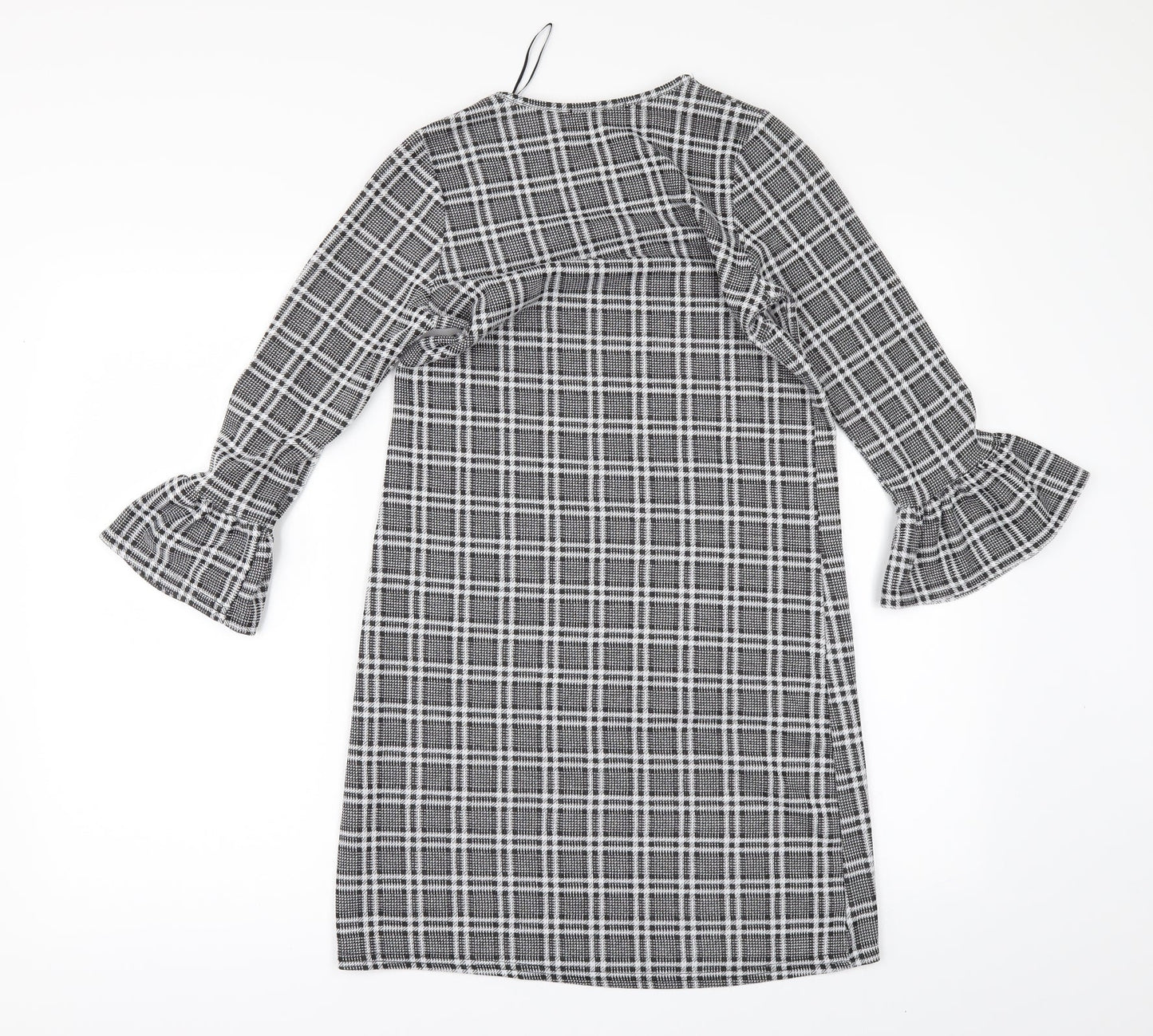 Quiz Womens Black Check  Mini  Size 6