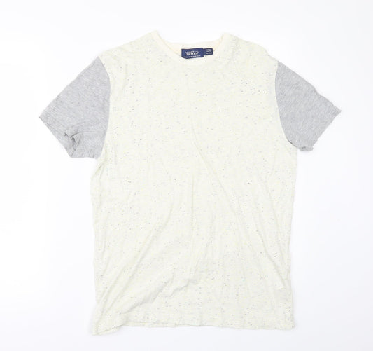 Topman Mens Beige    T-Shirt Size XS