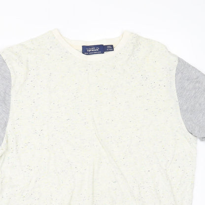 Topman Mens Beige    T-Shirt Size XS