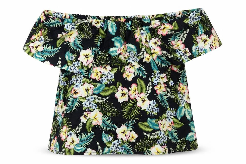 Womens UK Size 10 Topshop Black Tunic Blouse