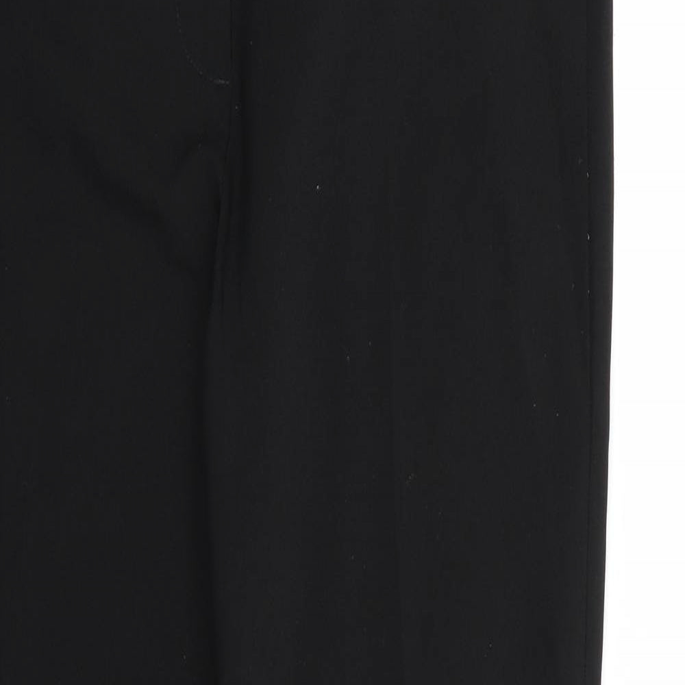 George Womens Black  Rayon Dress Pants Trousers Size 10 L26 in