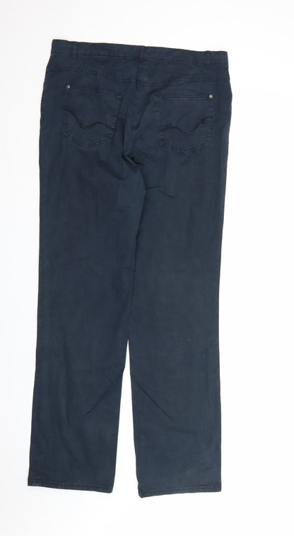 Gerry Weber Womens Blue   Chino Trousers Size 16 L33 in
