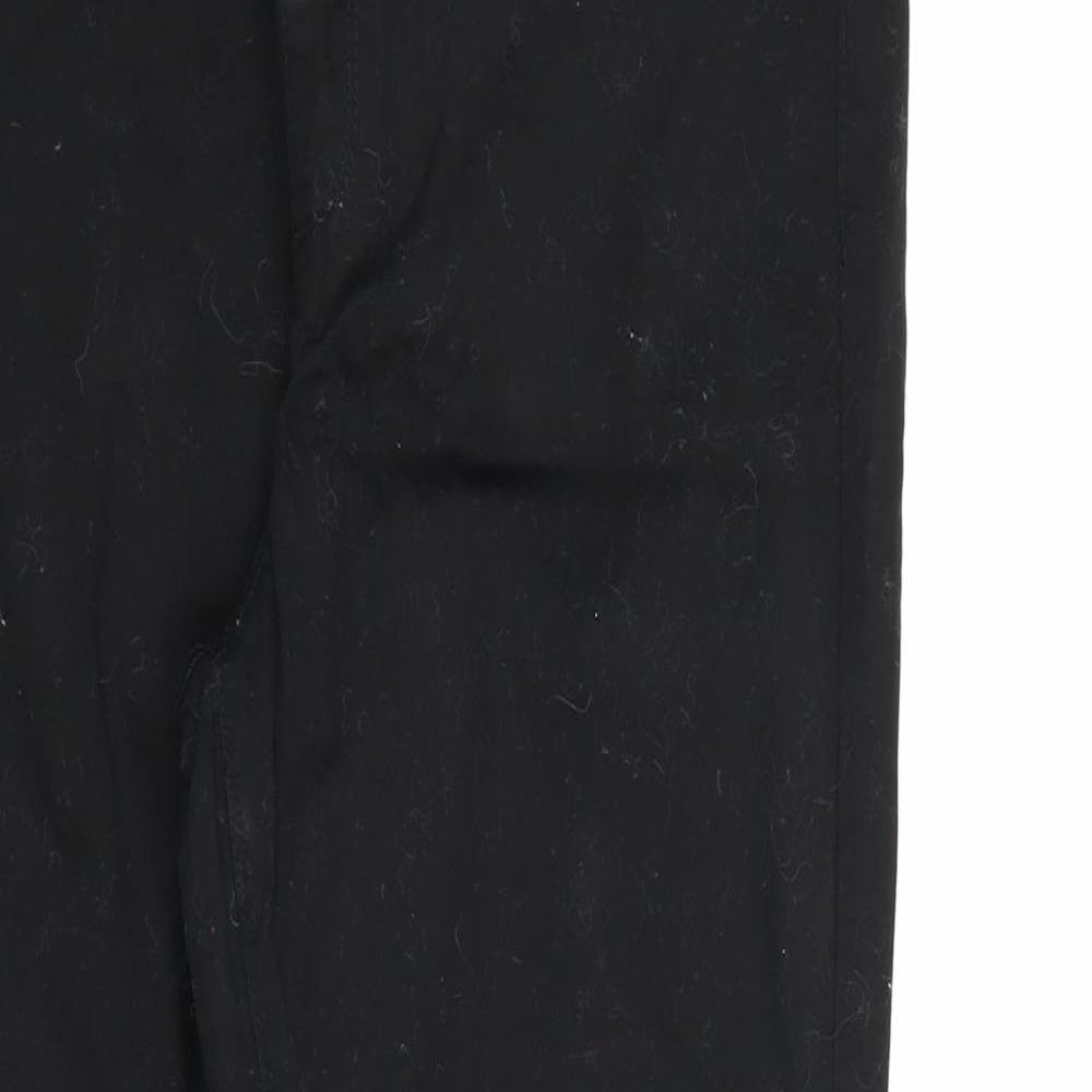 Denim & Co. Womens Black  Denim Jegging Jeans Size 14 L28 in