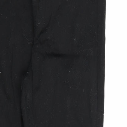 Denim & Co. Womens Black  Denim Jegging Jeans Size 14 L28 in