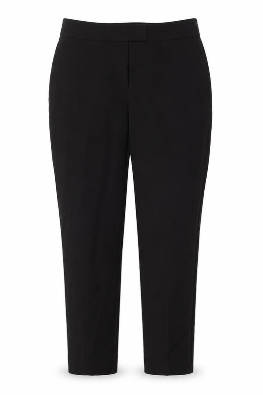 Womens UK Size 12 Warehouse Regular Fit Dress Pants Black Trousers