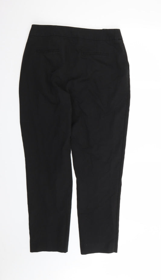 Warehouse Womens Black  Rayon Dress Pants Trousers Size 12 L28 in