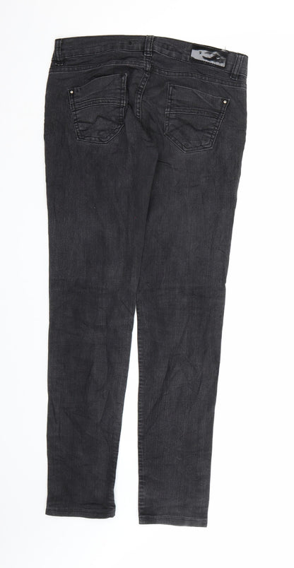 Hacker Womens Black  Denim Skinny Jeans Size 31 in L34 in
