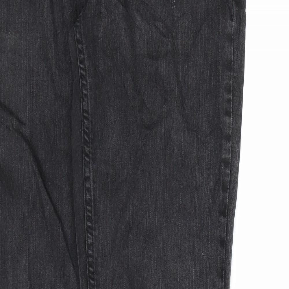 Hacker Womens Black  Denim Skinny Jeans Size 31 in L34 in
