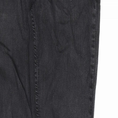 Hacker Womens Black  Denim Skinny Jeans Size 31 in L34 in