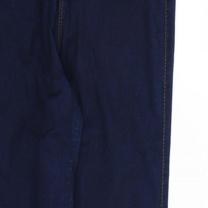Denim & Co. Womens Blue  Denim Jegging Jeans Size 10 L28 in