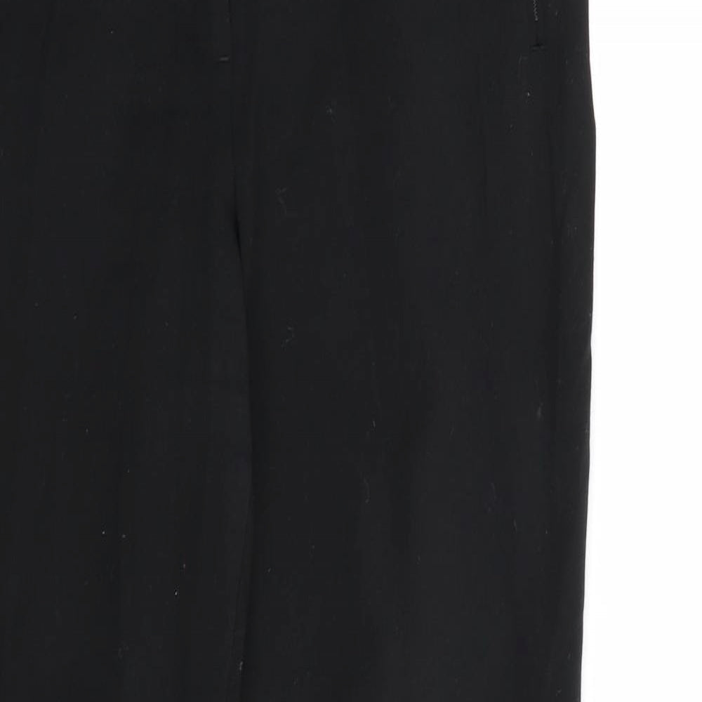 Womens UK Size 10 Marks and Spencer Regular Fit Dress Pants Black Trousers