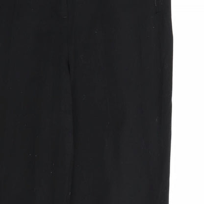 Womens UK Size 10 Marks and Spencer Regular Fit Dress Pants Black Trousers