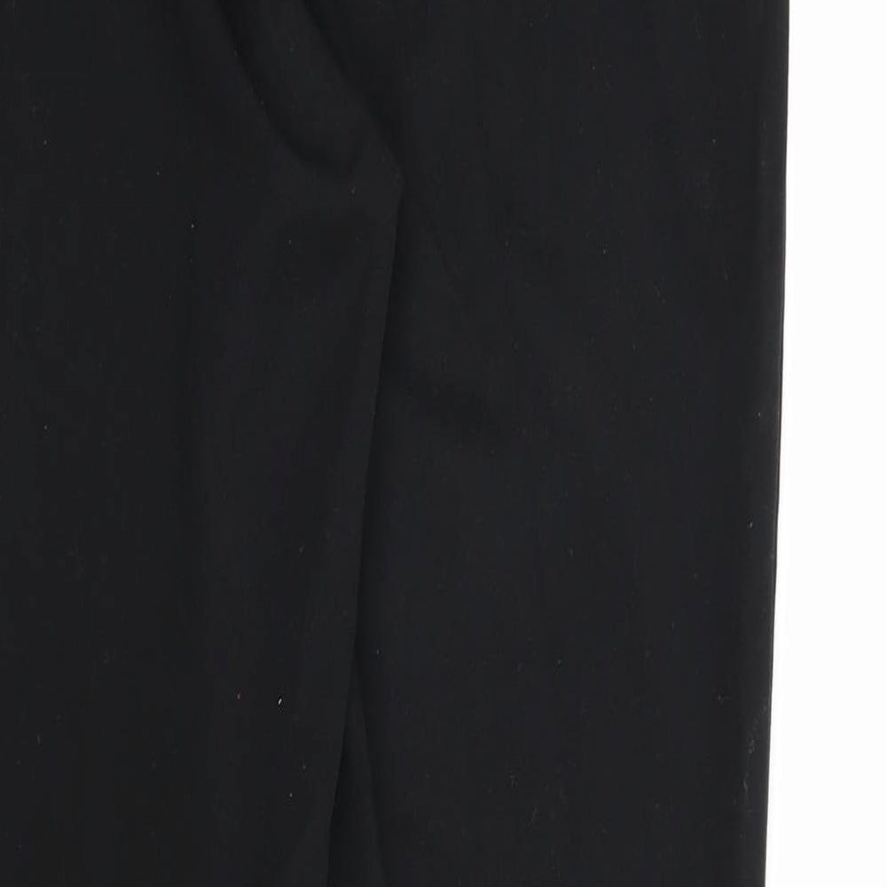 Womens UK Size 10 Marks and Spencer Regular Fit Dress Pants Black Trousers