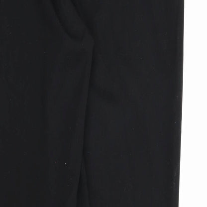 Womens UK Size 10 Marks and Spencer Regular Fit Dress Pants Black Trousers