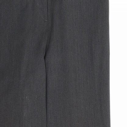 Marks and Spencer Womens Grey  Rayon Dress Pants Trousers Size 10 L28 in