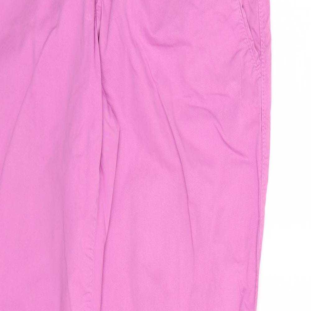 ESPIRIT Womens Purple   Chino Trousers Size 12 L32 in