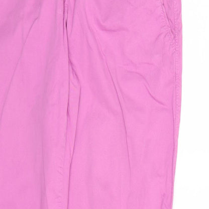 ESPIRIT Womens Purple   Chino Trousers Size 12 L32 in