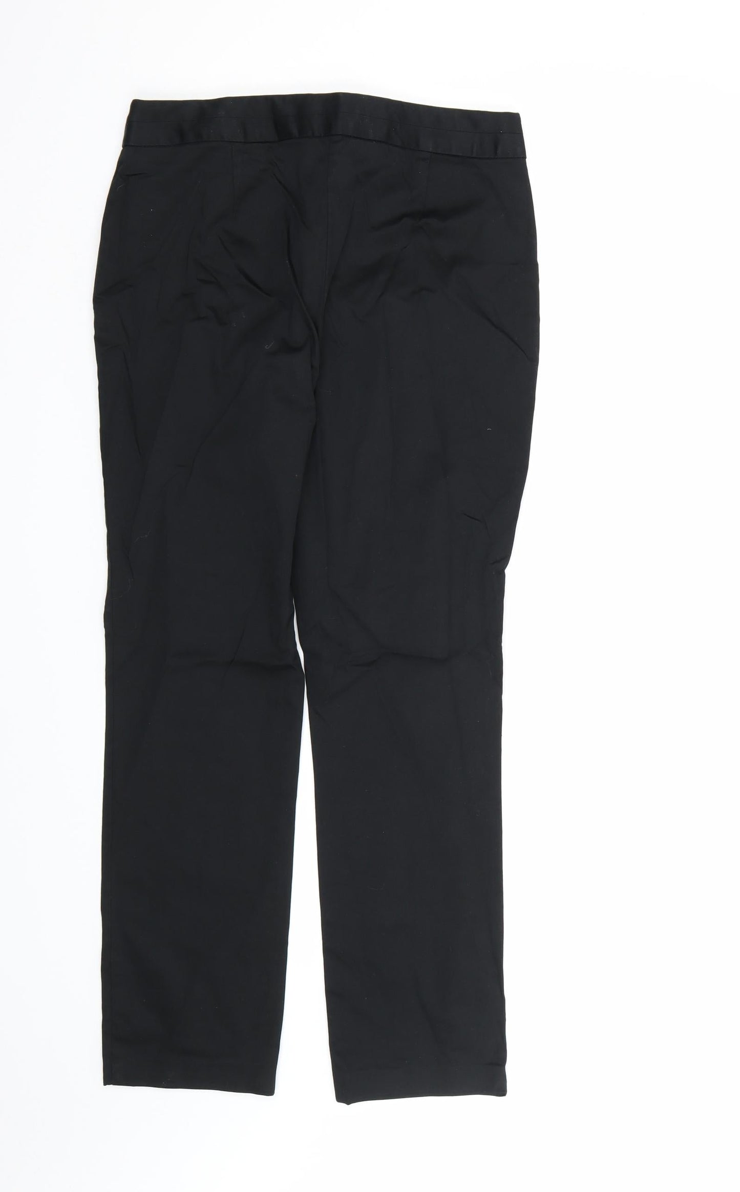 Womens UK Size 10 Marks and Spencer Regular Fit Dress Pants Black Trousers