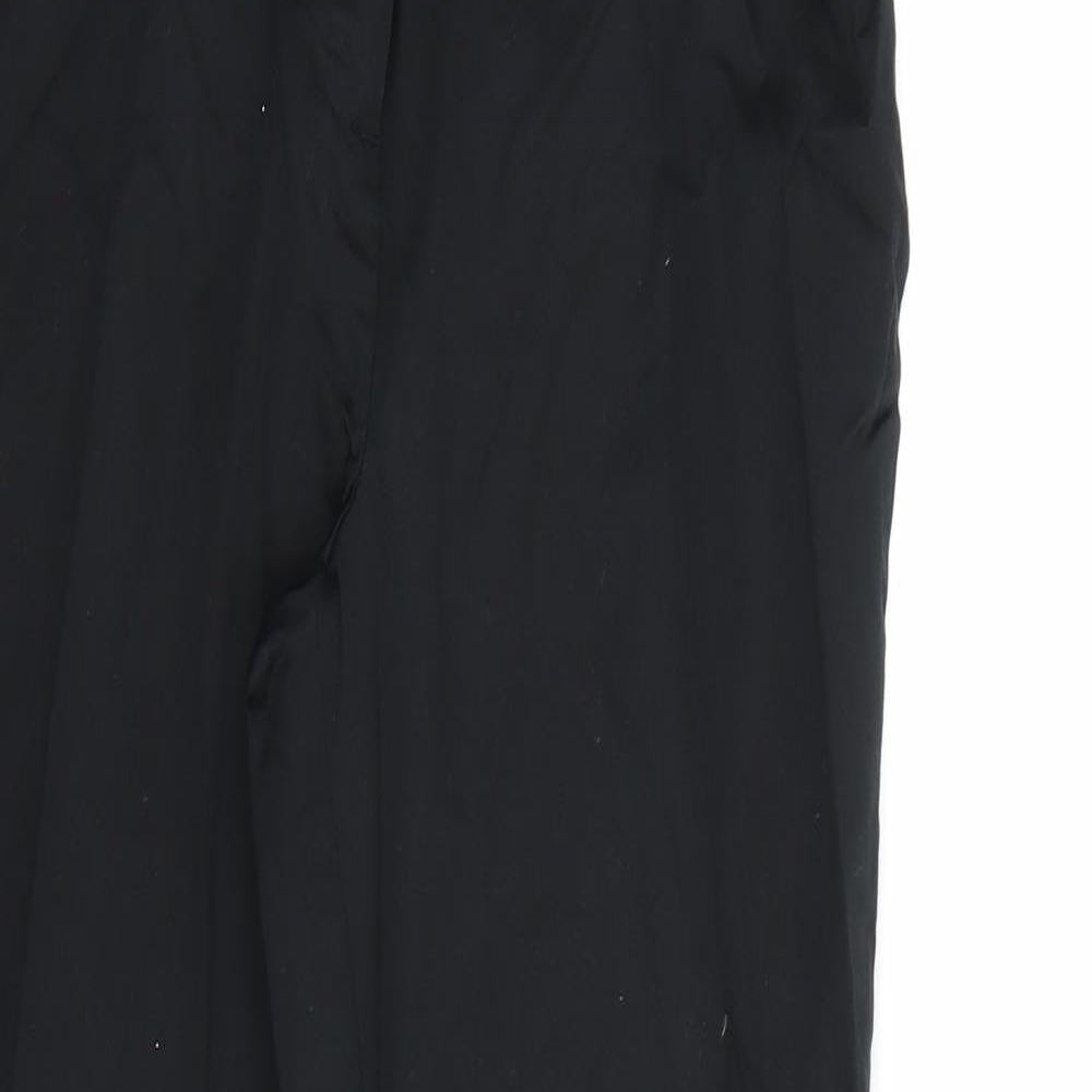 Womens UK Size 10 Marks and Spencer Regular Fit Dress Pants Black Trousers