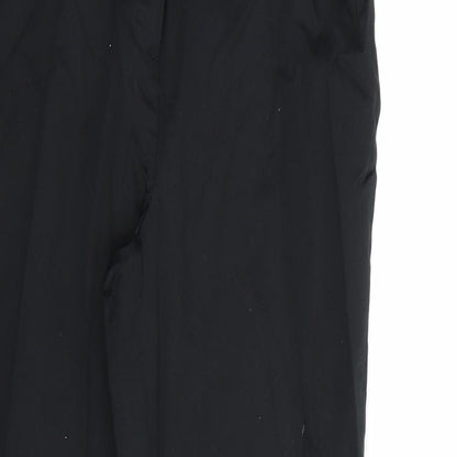Womens UK Size 10 Marks and Spencer Regular Fit Dress Pants Black Trousers