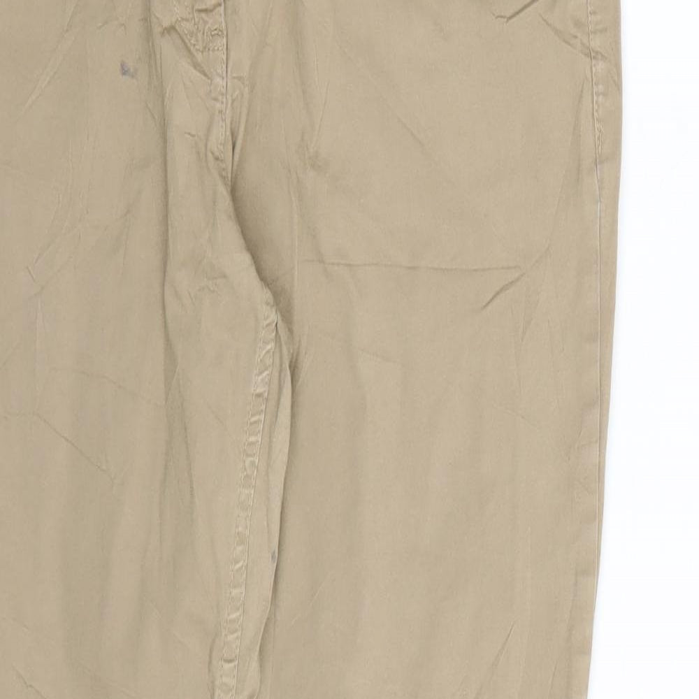 Cecilia Classics Womens Brown   Chino Trousers Size 12 L31 in