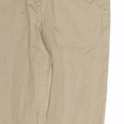 Cecilia Classics Womens Brown   Chino Trousers Size 12 L31 in