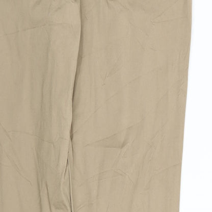 Cecilia Classics Womens Brown   Chino Trousers Size 12 L31 in