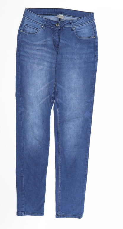 Womens UK Size 8 Up Fashion Regular Fit Straight Blue Jeans
