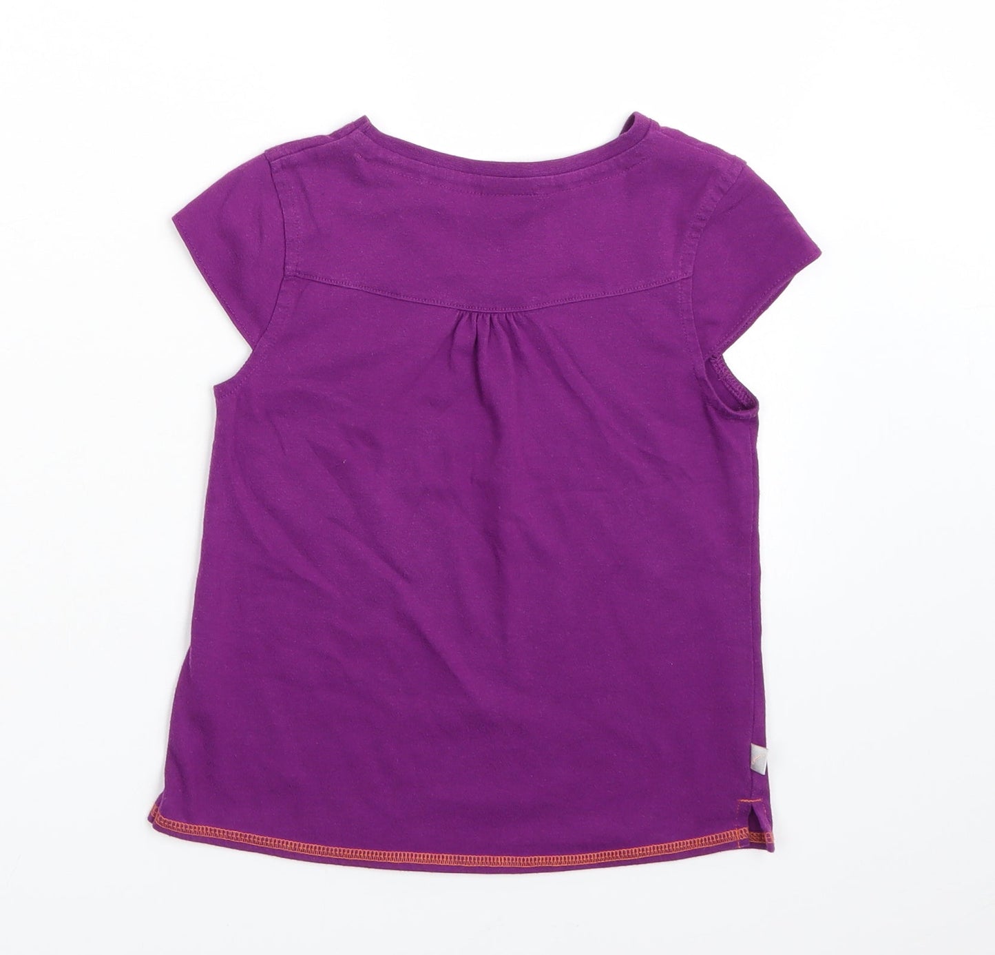 LA Gear Girls Purple   Basic T-Shirt Size 7-8 Years