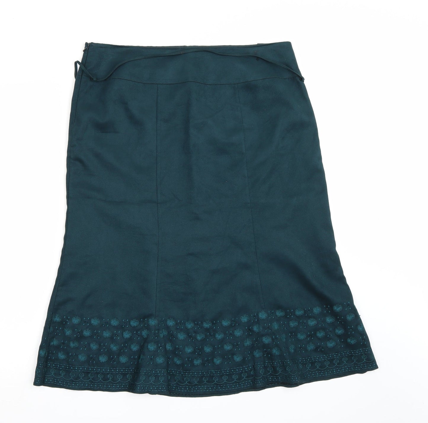Marks and Spencer Womens Green   A-Line Skirt Size 38 in