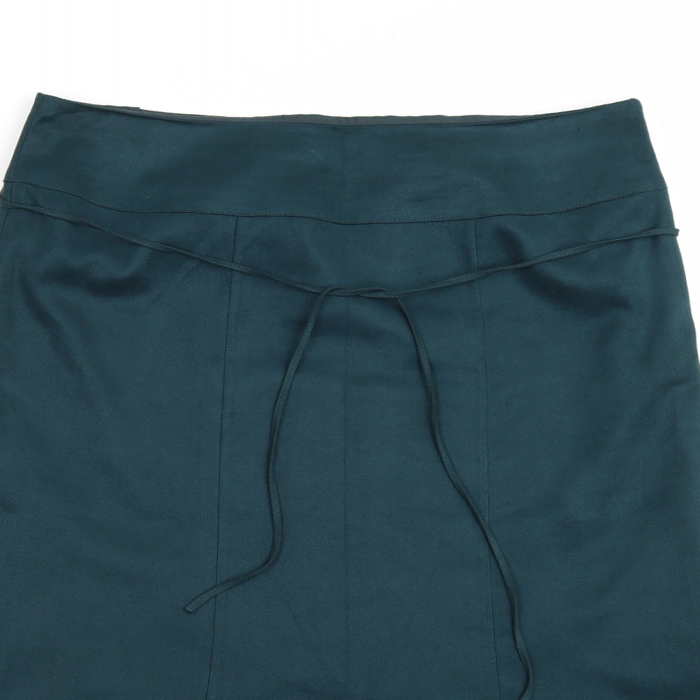 Marks and Spencer Womens Green   A-Line Skirt Size 38 in