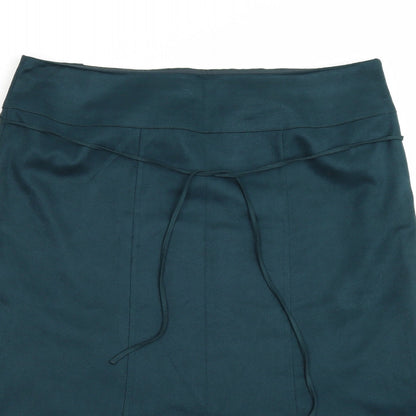 Marks and Spencer Womens Green   A-Line Skirt Size 38 in