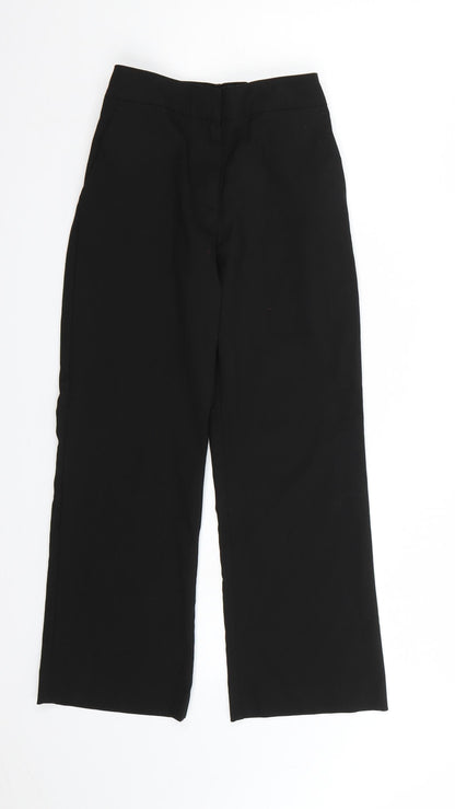 Top Class Boys Black  Rayon Dress Pants Trousers Size 9 Years - School Trousers