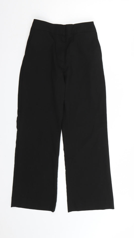 Top Class Boys Black  Rayon Dress Pants Trousers Size 9 Years - School Trousers