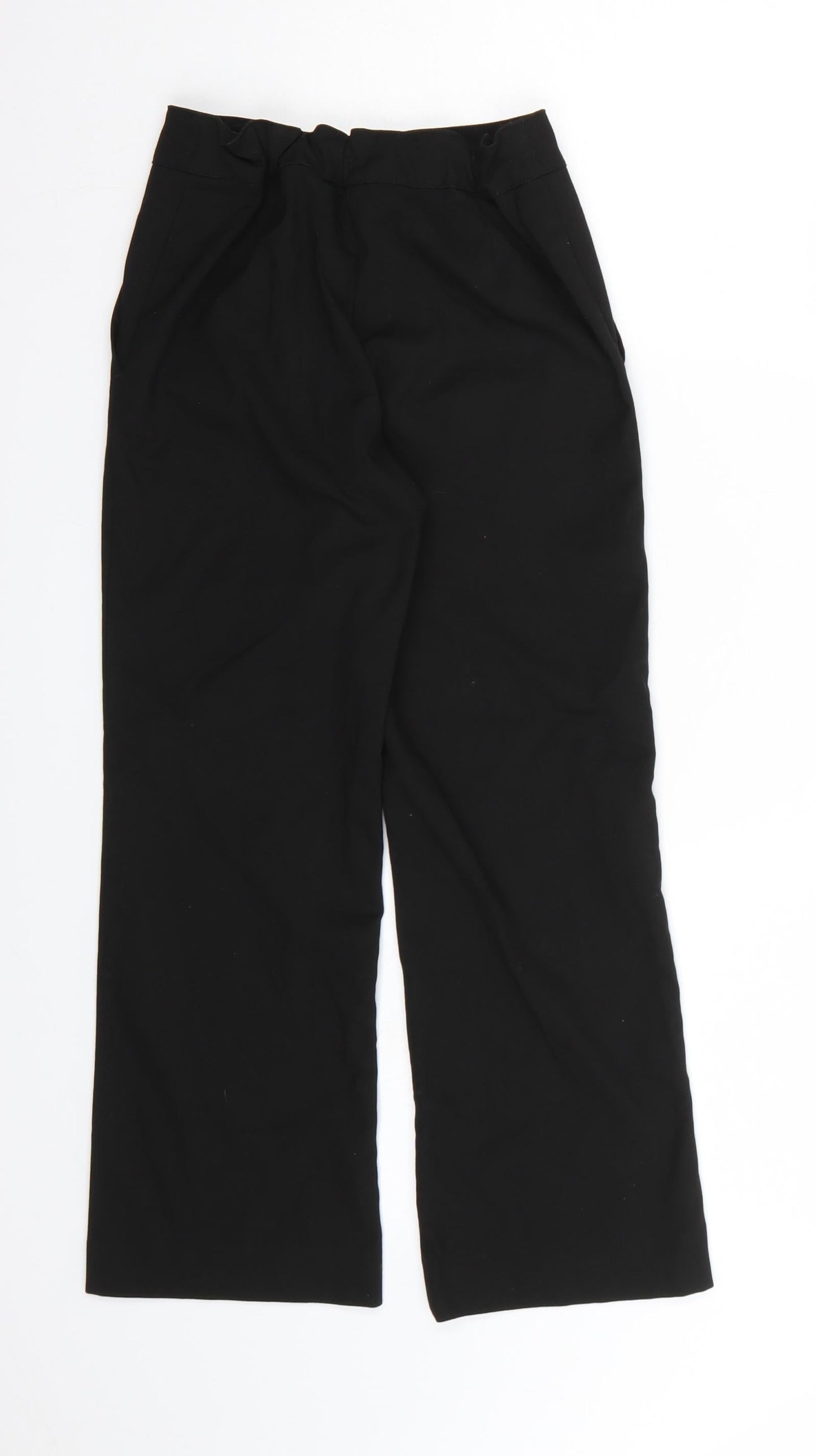 Top Class Boys Black  Rayon Dress Pants Trousers Size 9 Years - School Trousers